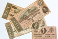 Obsolete Confederate Currency Royalty Free Stock Photo