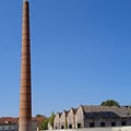 obsolete factory chimney or flue