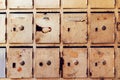 Obsolete mailboxes for post and letters Royalty Free Stock Photo