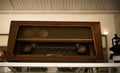 Obsolete radio in wooden case