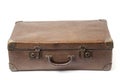 Obsolete Suitcase On White Royalty Free Stock Photo