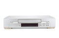 Obsolete video recorder on white background