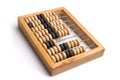 Obsolete wooden abacus