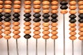 Obsolete wooden abacus. Royalty Free Stock Photo