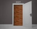 Obstructed exit Royalty Free Stock Photo