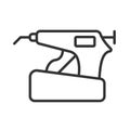 Obturation system linear icon. Endodontics equipment for baking gutta-percha. Endo Heated Pen Condensation for root