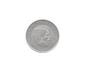 Obverse of 5 Hungarian Forint coin Royalty Free Stock Photo