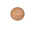 Obverse of One Euro Cent made by Greece,