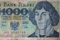 Obverse of 1000 Polish zloty