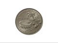 Obverse of US coin American Samoa quarter with Samoan inscription meaning SAMOA, LET GOD BE FIRST