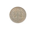 Obverse of vintage 2 Drachmas coin