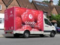 Ocado home delivery van supplying groceries during the Coronavirus COVID-19 pandemic Royalty Free Stock Photo