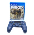 Ocala, FL 2-18-2024 Far cry primal video game by Ubisoft on Sony Playstation four 4 console with Lion, human with lit torch, and Royalty Free Stock Photo