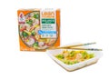 Ocala, FL 3-10-2024 Lean Cuisine lemon garlic shrimp stir fry balance bowl frozen meal with 0 zero added sugar, low carb, orange