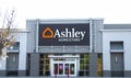 OCALA, FL USA November 22, 2023 Ashley Homestore American store chain that sells furniture products. outside exterior of building