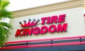 Ocala, Florida November 16, 2023 Tire Kingdom service center multi brand tire retailer facade sign signage on building exterior