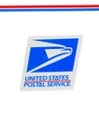 Ocala, Florida, USA November 2, 2023 USPS United States postal service red white and blue concept colors with American Bald sonic