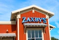 OCALA, FLORIDA USA - OCTOBER 22, 2023 Zaxbys is a chain of fast food casual dining restaurant selling chicken wings, fingers,