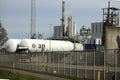 OCAP carbondioxide CO2 tank for usage at greenhouses in the Westland at Shell refinery Rotterdam