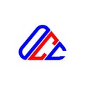 OCC letter logo creative design with vector graphic, OCC
