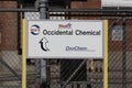 Occidental Chemical Corporation plant. Occidental Chemical manufactures chemicals including Sodium Silicate