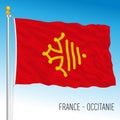 Occitanie regional flag, France, EU