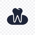 Occlusal transparent icon. Occlusal symbol design from Dentist c