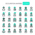 Occupation Avatars , Pixel Perfect Icons