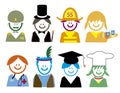 Occupation related style icons children