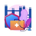 Occupational health abstract concept vector illustration.