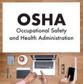 Occupational Safety and Health Administration OSHA Business team Royalty Free Stock Photo