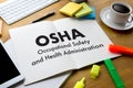 Occupational Safety and Health Administration OSHA Business team Royalty Free Stock Photo