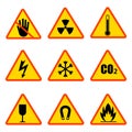 Occupational safety and health icons