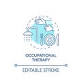 Occupational therapy concept icon