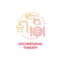 Occupational therapy concept icon