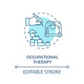 Occupational therapy concept icon