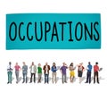 Occupations Concept Royalty Free Stock Photo