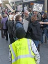 Occupy Exeter legal observer looks on