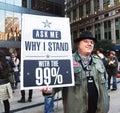 Occupy Wall Street Protest Royalty Free Stock Photo