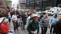 Occupy Wall Street Protesters Marching