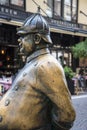 The Fat Policeman Statue in Budapest a city that it is the vibrant and art loving capital of Hungary in Europe