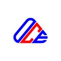 OCE letter logo creative design with vector graphic, OCE Royalty Free Stock Photo