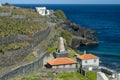 Ocean and banana farm, La Palma, Canary Islands