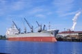 Ocean barge at the Georgetown Steel Corporation in Georgetown, North Carolina