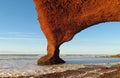 Ocean beach stone arch in the mountain rock Royalty Free Stock Photo