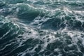 Ocean calm waves. Generate Ai