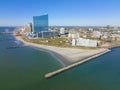 Ocean Casino Resort aerial view, Atlantic City, NJ, USA