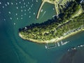 Boats sailing out of a channel in Northern Sydney, Bayview