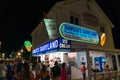 Busy Boardwalk Destination, Dumser's Dairyland in Ocean City Maryland. Royalty Free Stock Photo