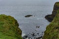 Ocean cliffs in northern ireland